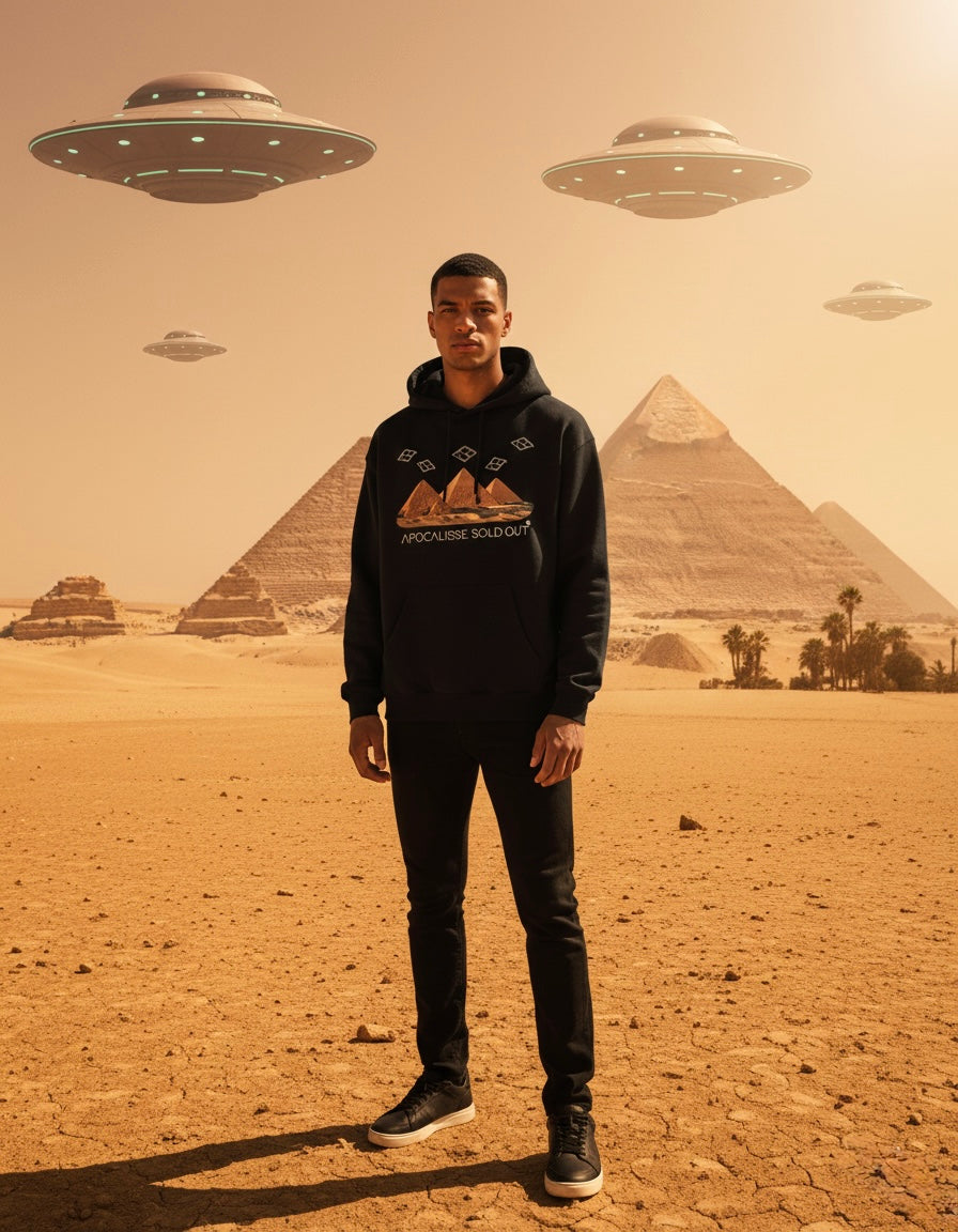 felpa UFO SU PIRAMIDE