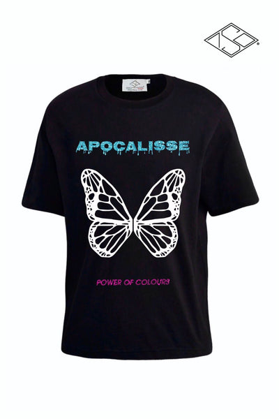 tshirt Apocalisse BUTTERFLY DRIP farfalla by ApocalisseSoldOut® Fashion Brand
