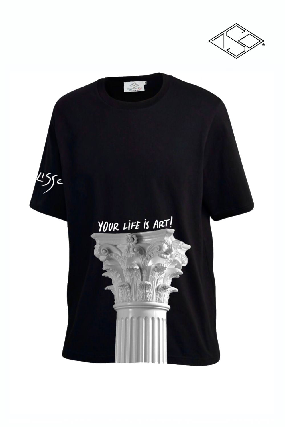 Apocalisse TSHIRT COLONNA YOUR LIFE IS ART by ApocalisseSoldOut® Fashion Brand