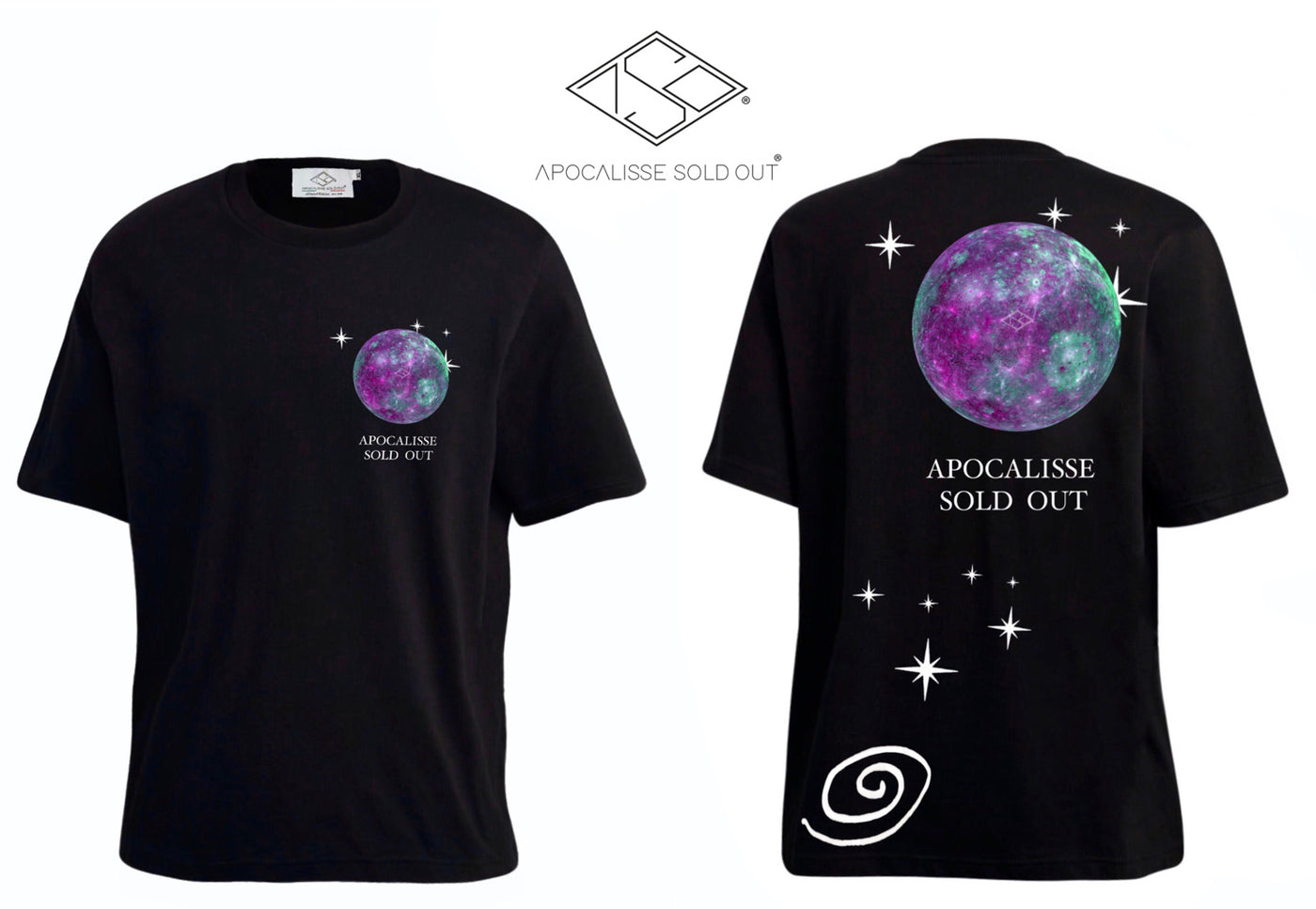 Top Tee from the Stars - tshirt by ApocalisseSoldOut®