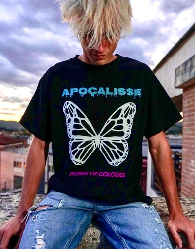 Butterfly Apocalisse iced-out drippy tshirt by ApocalisseSoldOut®